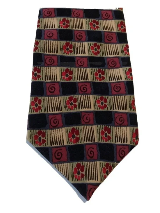 J. Garcia "Snail Garden" Collection Nine Silk Tie - Grateful Dead Art - Picture 2 of 8